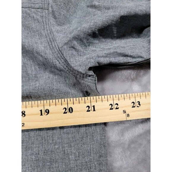 Dickies Cooling Temp-IQ Men's‎ long sleeve snap shirt Gray Medium, Work Casual - Picture 5 of 6